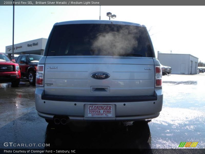 Brilliant Silver Metallic / Medium Light Stone 2009 Ford Flex SEL