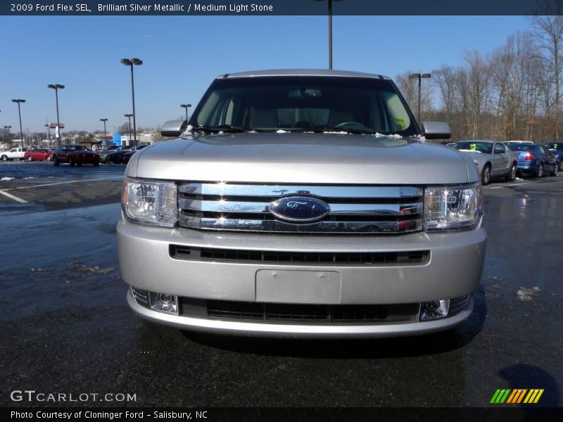 Brilliant Silver Metallic / Medium Light Stone 2009 Ford Flex SEL