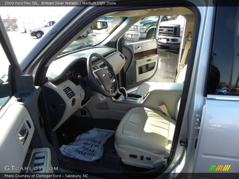 Brilliant Silver Metallic / Medium Light Stone 2009 Ford Flex SEL