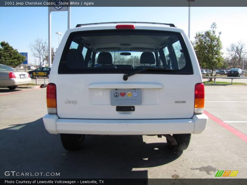 Stone White / Agate 2001 Jeep Cherokee Classic