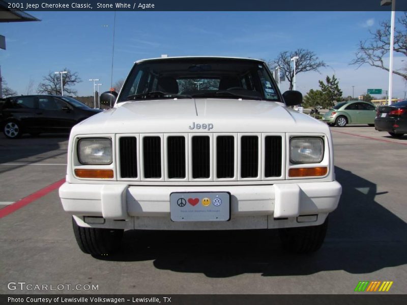Stone White / Agate 2001 Jeep Cherokee Classic