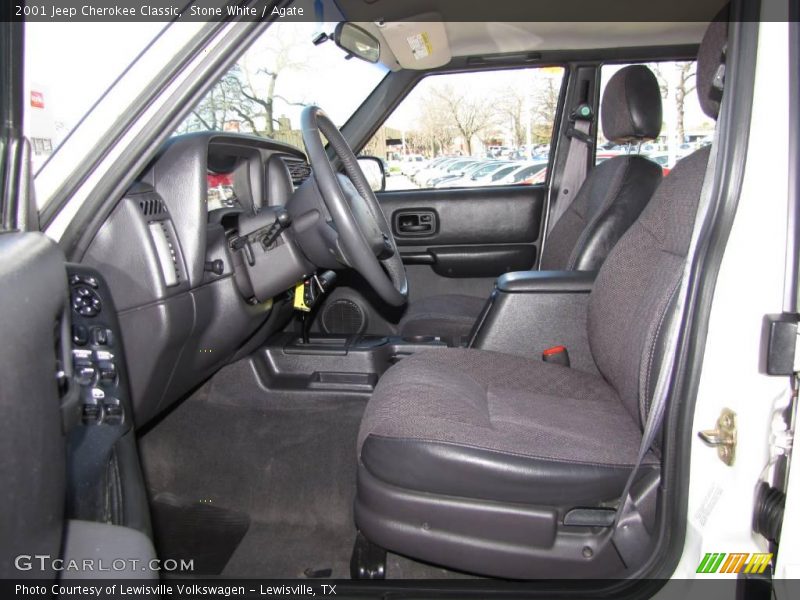 Stone White / Agate 2001 Jeep Cherokee Classic