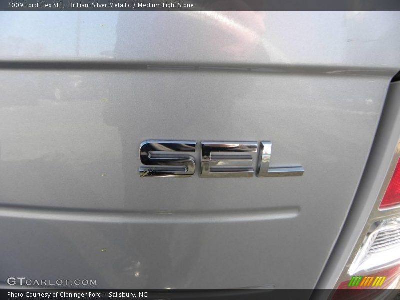 Brilliant Silver Metallic / Medium Light Stone 2009 Ford Flex SEL