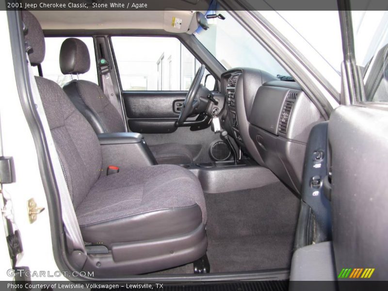 Stone White / Agate 2001 Jeep Cherokee Classic