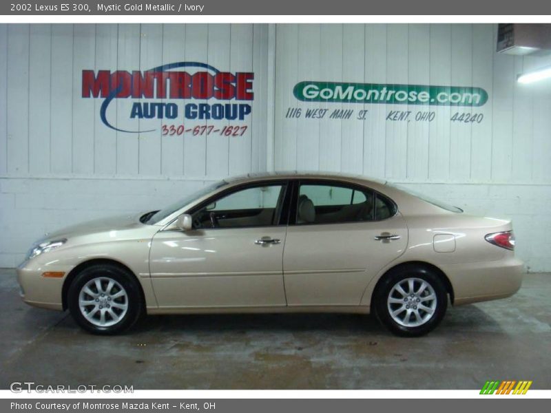 Mystic Gold Metallic / Ivory 2002 Lexus ES 300