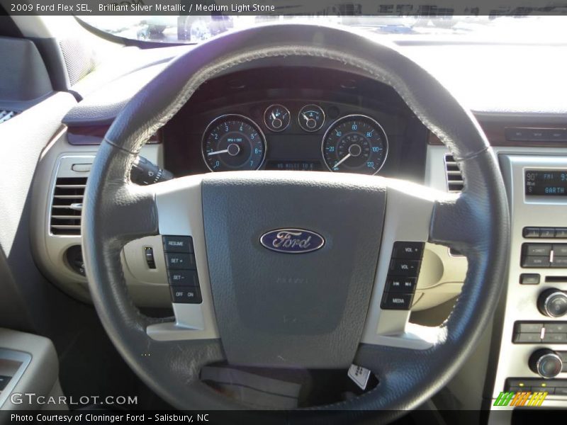 Brilliant Silver Metallic / Medium Light Stone 2009 Ford Flex SEL