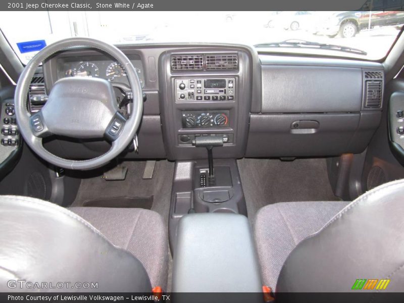 Stone White / Agate 2001 Jeep Cherokee Classic