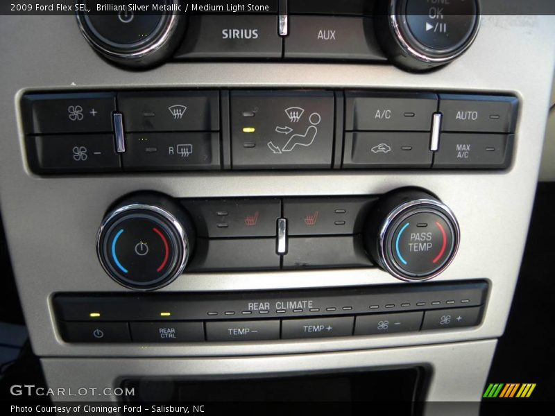 Brilliant Silver Metallic / Medium Light Stone 2009 Ford Flex SEL