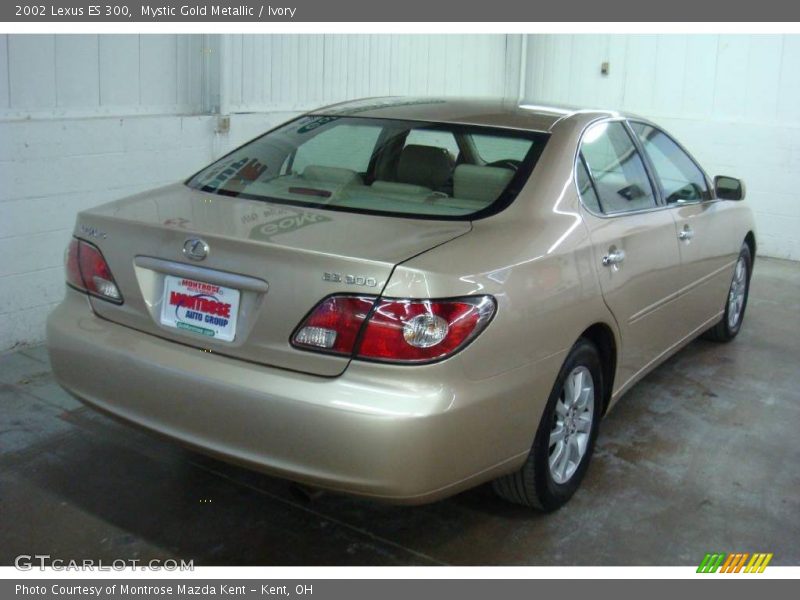 Mystic Gold Metallic / Ivory 2002 Lexus ES 300