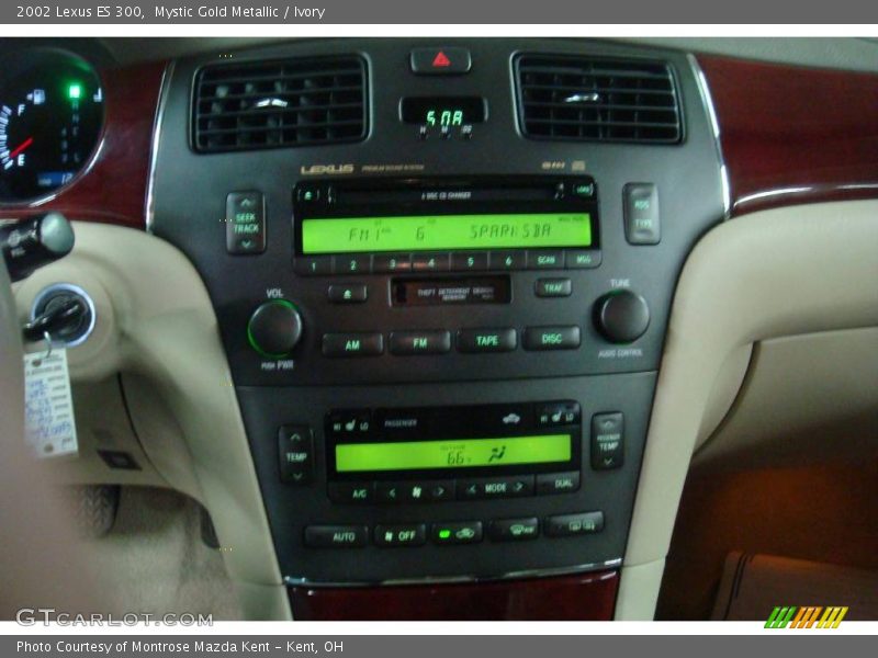 Mystic Gold Metallic / Ivory 2002 Lexus ES 300