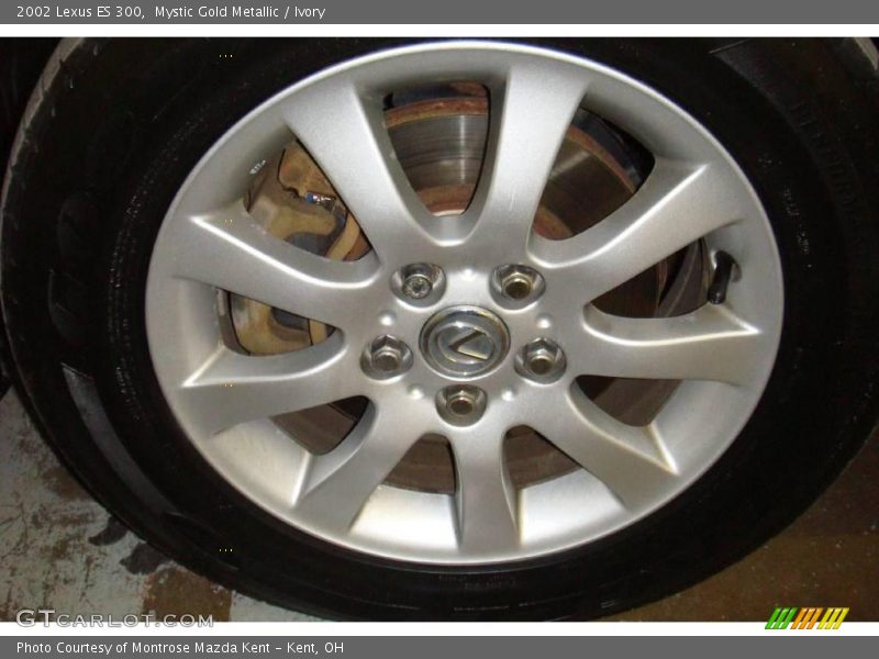 Mystic Gold Metallic / Ivory 2002 Lexus ES 300