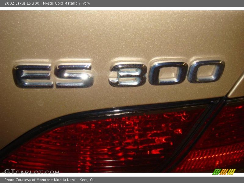 Mystic Gold Metallic / Ivory 2002 Lexus ES 300