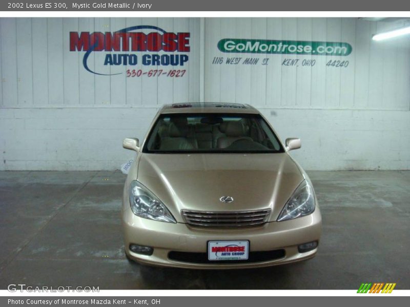 Mystic Gold Metallic / Ivory 2002 Lexus ES 300