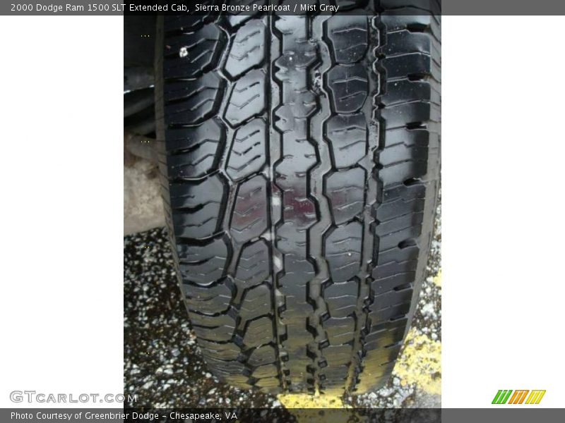 Sierra Bronze Pearlcoat / Mist Gray 2000 Dodge Ram 1500 SLT Extended Cab