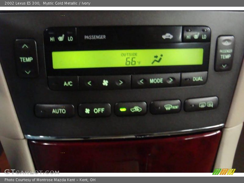 Mystic Gold Metallic / Ivory 2002 Lexus ES 300