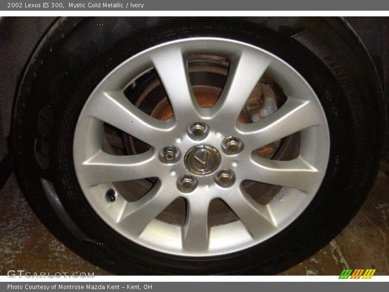 Mystic Gold Metallic / Ivory 2002 Lexus ES 300
