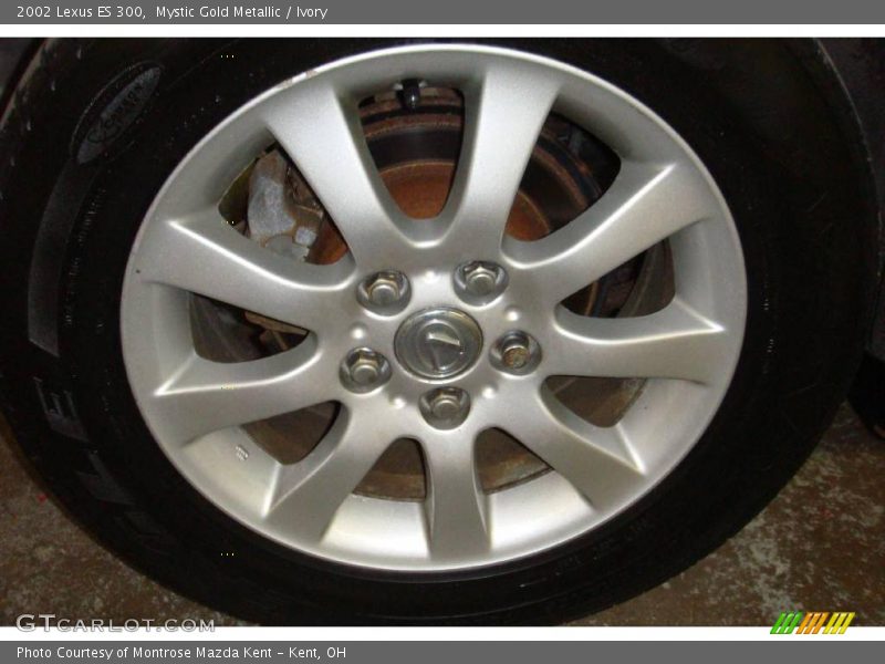 Mystic Gold Metallic / Ivory 2002 Lexus ES 300