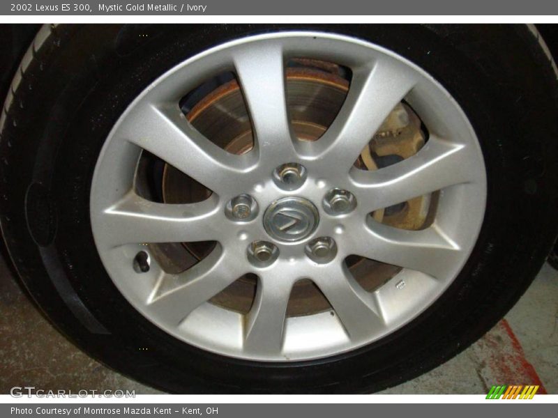Mystic Gold Metallic / Ivory 2002 Lexus ES 300