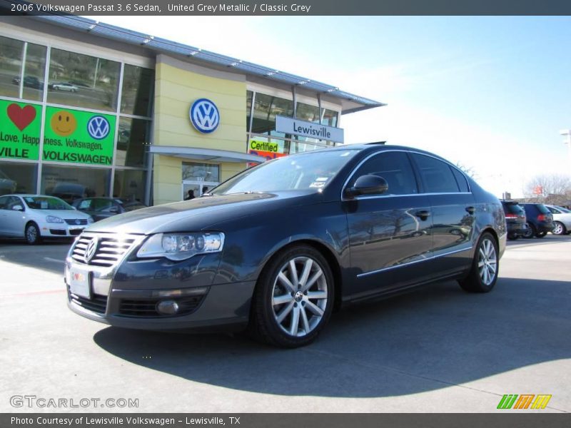 United Grey Metallic / Classic Grey 2006 Volkswagen Passat 3.6 Sedan