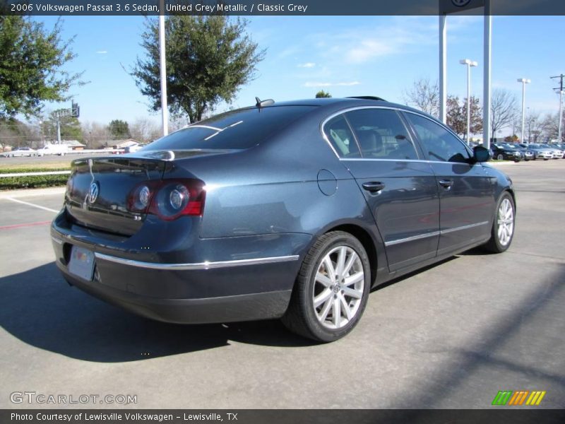 United Grey Metallic / Classic Grey 2006 Volkswagen Passat 3.6 Sedan