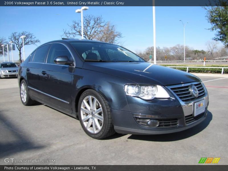 United Grey Metallic / Classic Grey 2006 Volkswagen Passat 3.6 Sedan