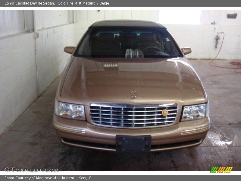 Gold Fire Mist Metallic / Beige 1998 Cadillac DeVille Sedan