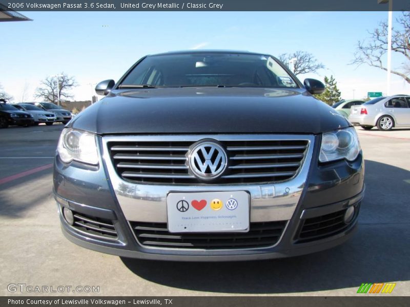 United Grey Metallic / Classic Grey 2006 Volkswagen Passat 3.6 Sedan