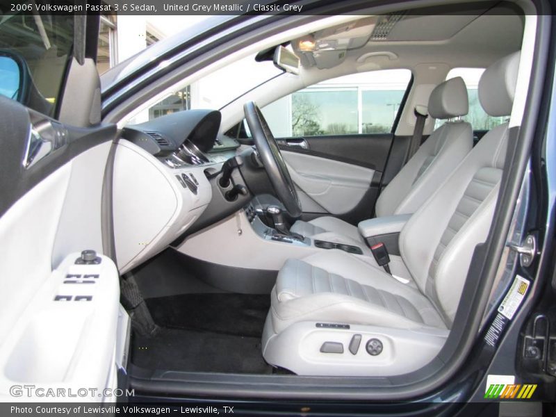 United Grey Metallic / Classic Grey 2006 Volkswagen Passat 3.6 Sedan