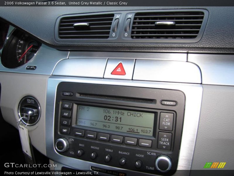 United Grey Metallic / Classic Grey 2006 Volkswagen Passat 3.6 Sedan
