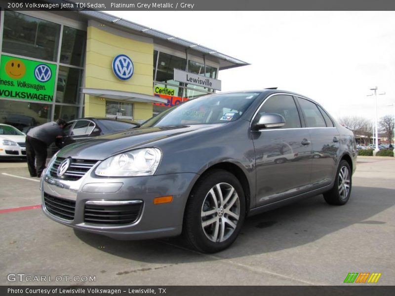 Platinum Grey Metallic / Grey 2006 Volkswagen Jetta TDI Sedan