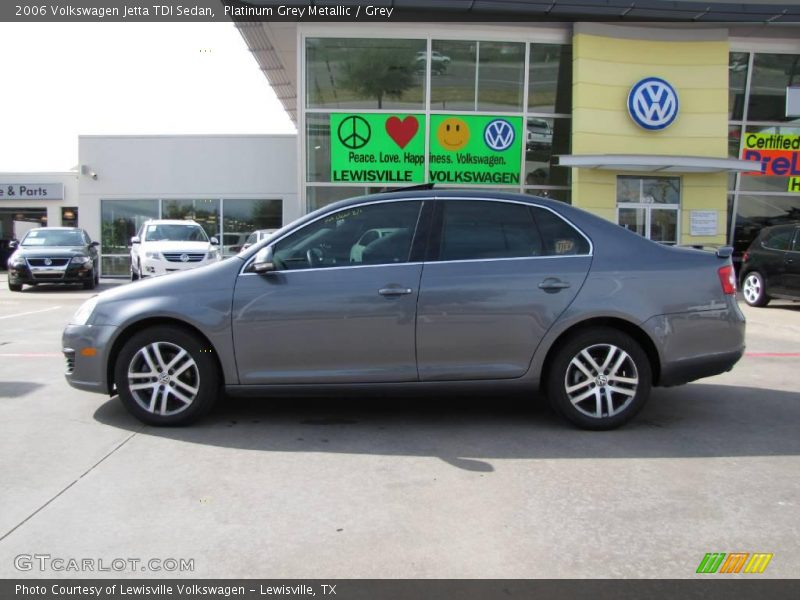 Platinum Grey Metallic / Grey 2006 Volkswagen Jetta TDI Sedan