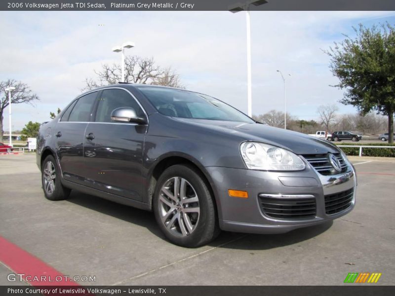 Platinum Grey Metallic / Grey 2006 Volkswagen Jetta TDI Sedan