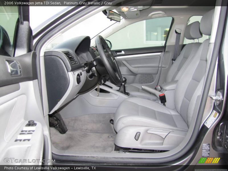 Platinum Grey Metallic / Grey 2006 Volkswagen Jetta TDI Sedan