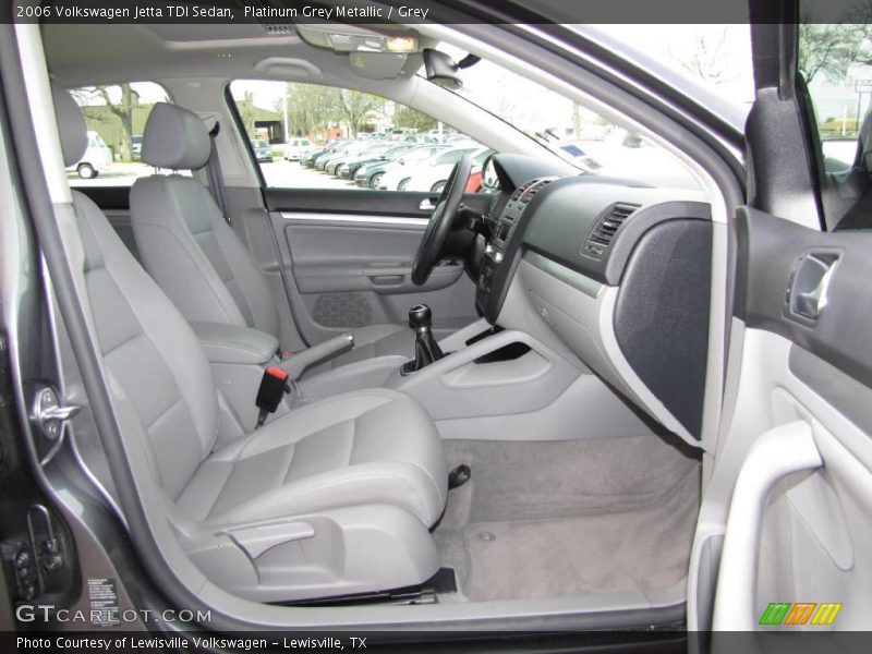 Platinum Grey Metallic / Grey 2006 Volkswagen Jetta TDI Sedan