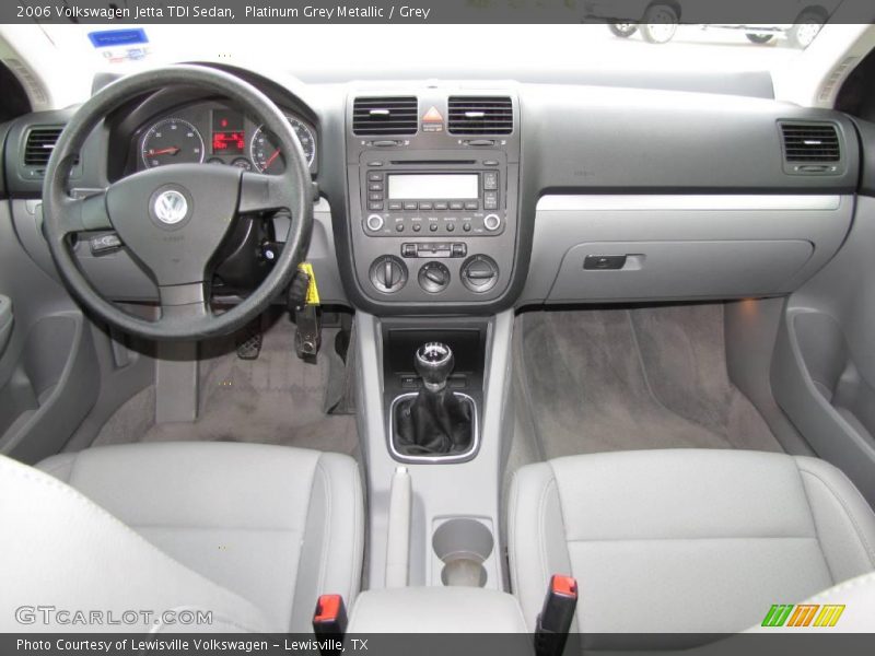 Platinum Grey Metallic / Grey 2006 Volkswagen Jetta TDI Sedan