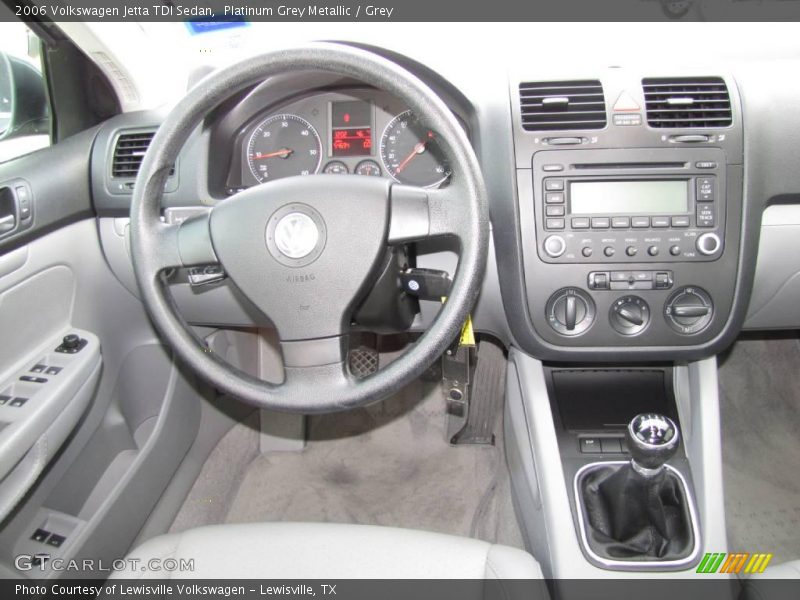 Platinum Grey Metallic / Grey 2006 Volkswagen Jetta TDI Sedan