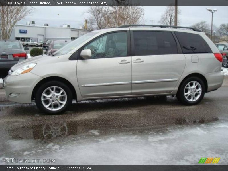 Silver Shadow Pearl / Stone Gray 2006 Toyota Sienna Limited