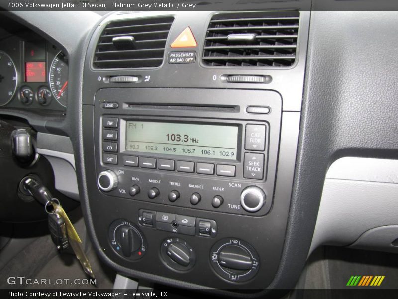 Platinum Grey Metallic / Grey 2006 Volkswagen Jetta TDI Sedan