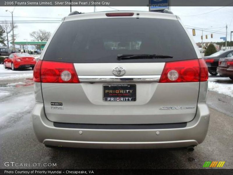 Silver Shadow Pearl / Stone Gray 2006 Toyota Sienna Limited