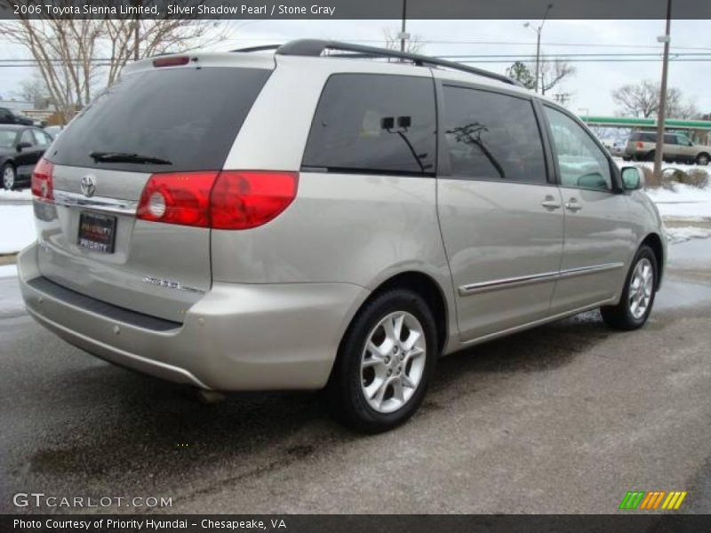 Silver Shadow Pearl / Stone Gray 2006 Toyota Sienna Limited