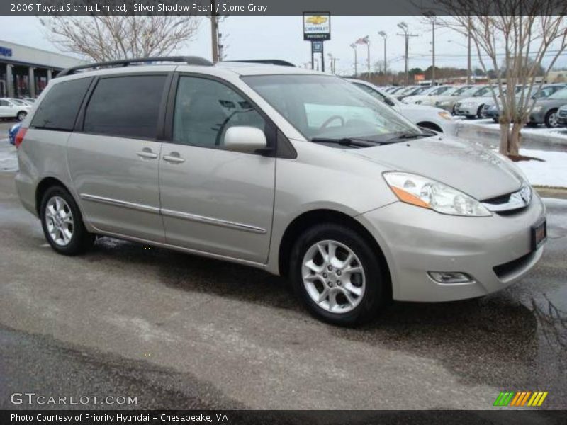 Silver Shadow Pearl / Stone Gray 2006 Toyota Sienna Limited