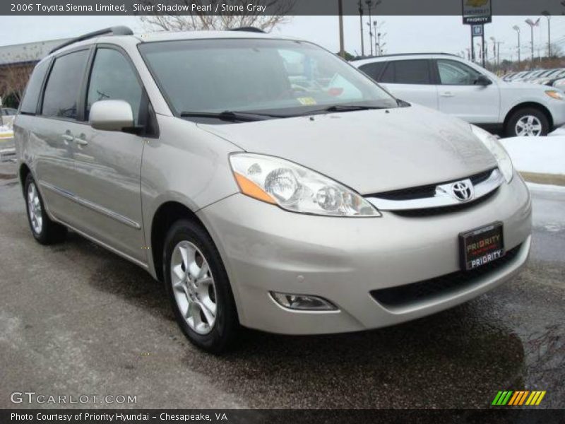Silver Shadow Pearl / Stone Gray 2006 Toyota Sienna Limited