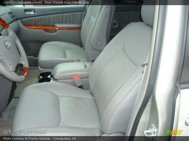 Silver Shadow Pearl / Stone Gray 2006 Toyota Sienna Limited