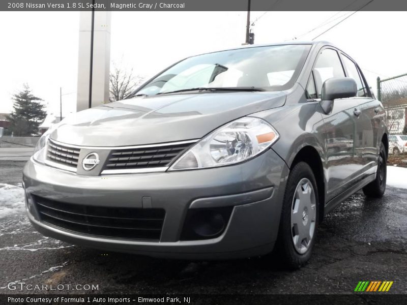 Magnetic Gray / Charcoal 2008 Nissan Versa 1.8 SL Sedan