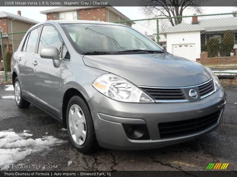 Magnetic Gray / Charcoal 2008 Nissan Versa 1.8 SL Sedan