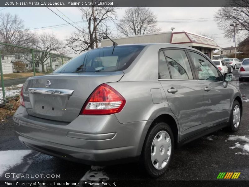 Magnetic Gray / Charcoal 2008 Nissan Versa 1.8 SL Sedan