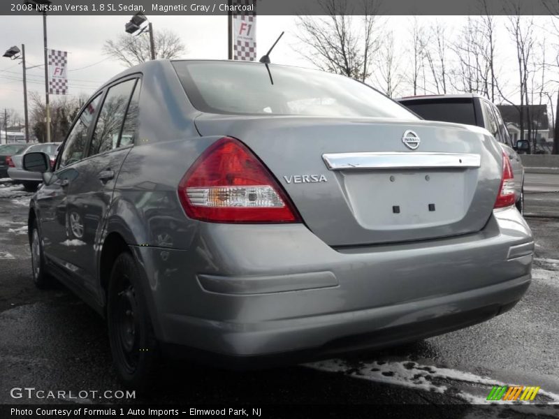 Magnetic Gray / Charcoal 2008 Nissan Versa 1.8 SL Sedan