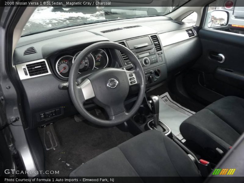 Magnetic Gray / Charcoal 2008 Nissan Versa 1.8 SL Sedan