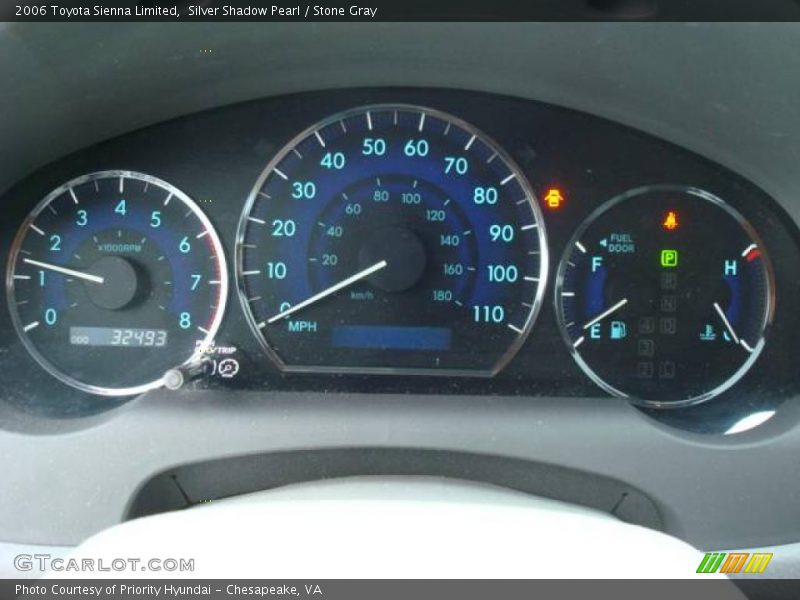 Silver Shadow Pearl / Stone Gray 2006 Toyota Sienna Limited