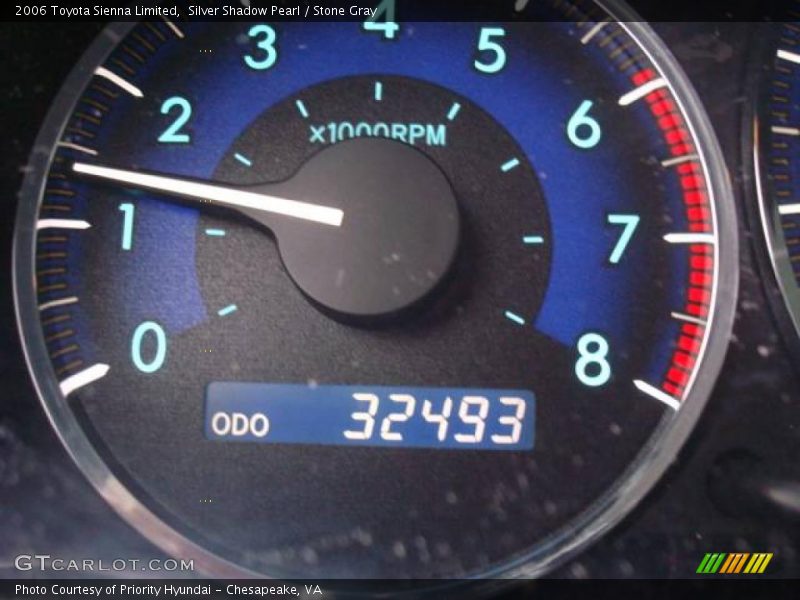Silver Shadow Pearl / Stone Gray 2006 Toyota Sienna Limited